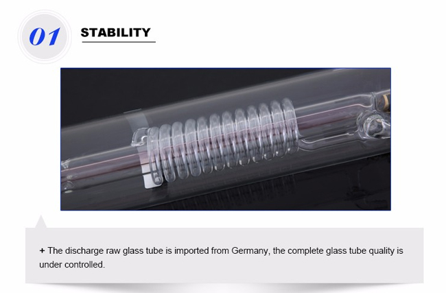 EFR ZN/ZS1650 130W CO2 Sealed Laser Tube for Laser Engraving Machine, 10000hr Uselife